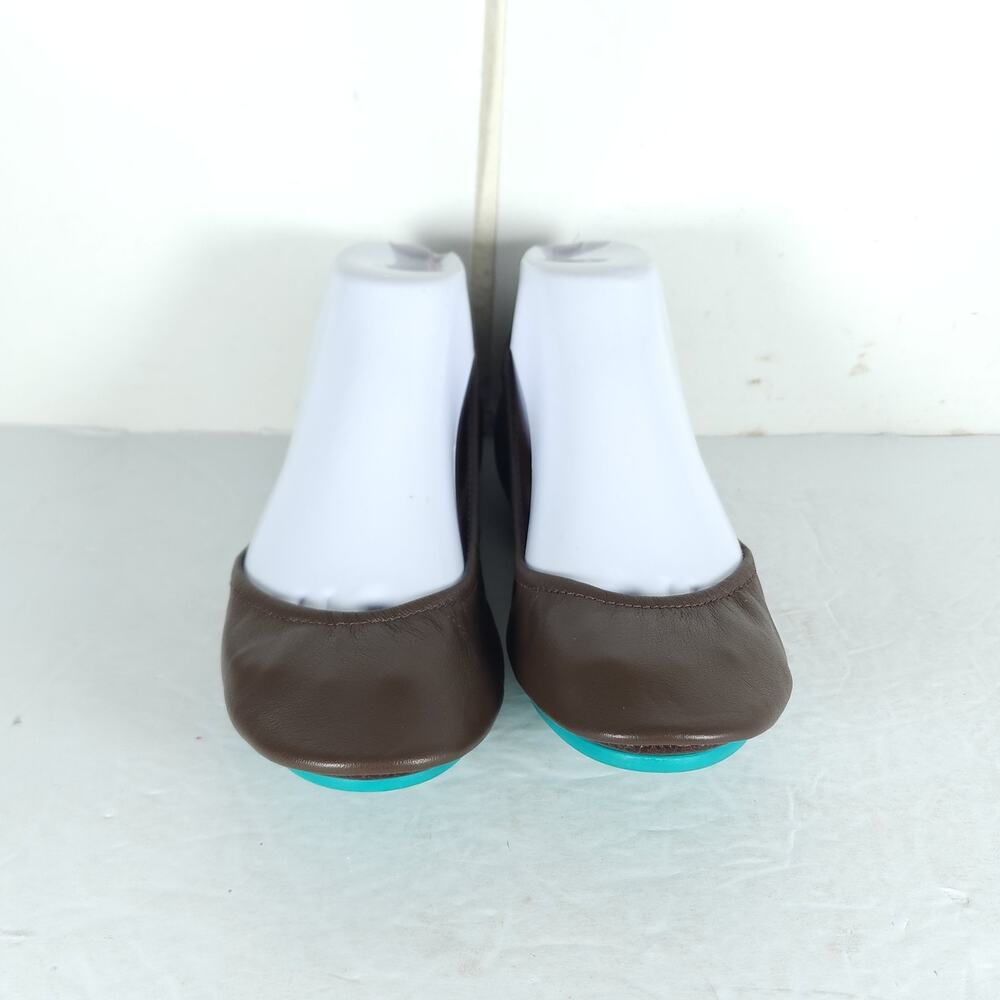 Tieks by Gavrieli Women’s US8 Chocolate Brown Leather Slipon Flat Ballet Shoes - Picture 3 of 14
